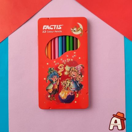 مداد رنگی 12رنگ فلزی فکتیس