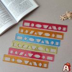خط کش ژله ای 20سانت اشکال