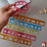 خط کش ژله ای 20سانت اشکال - Image 2
