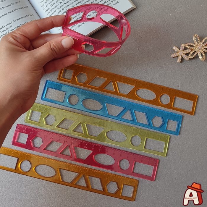 خط کش ژله ای 20سانت اشکال - Image 2